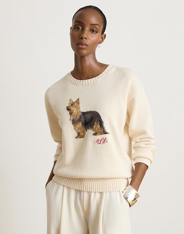 Lauren Ralph Lauren Pullover i beige: forside