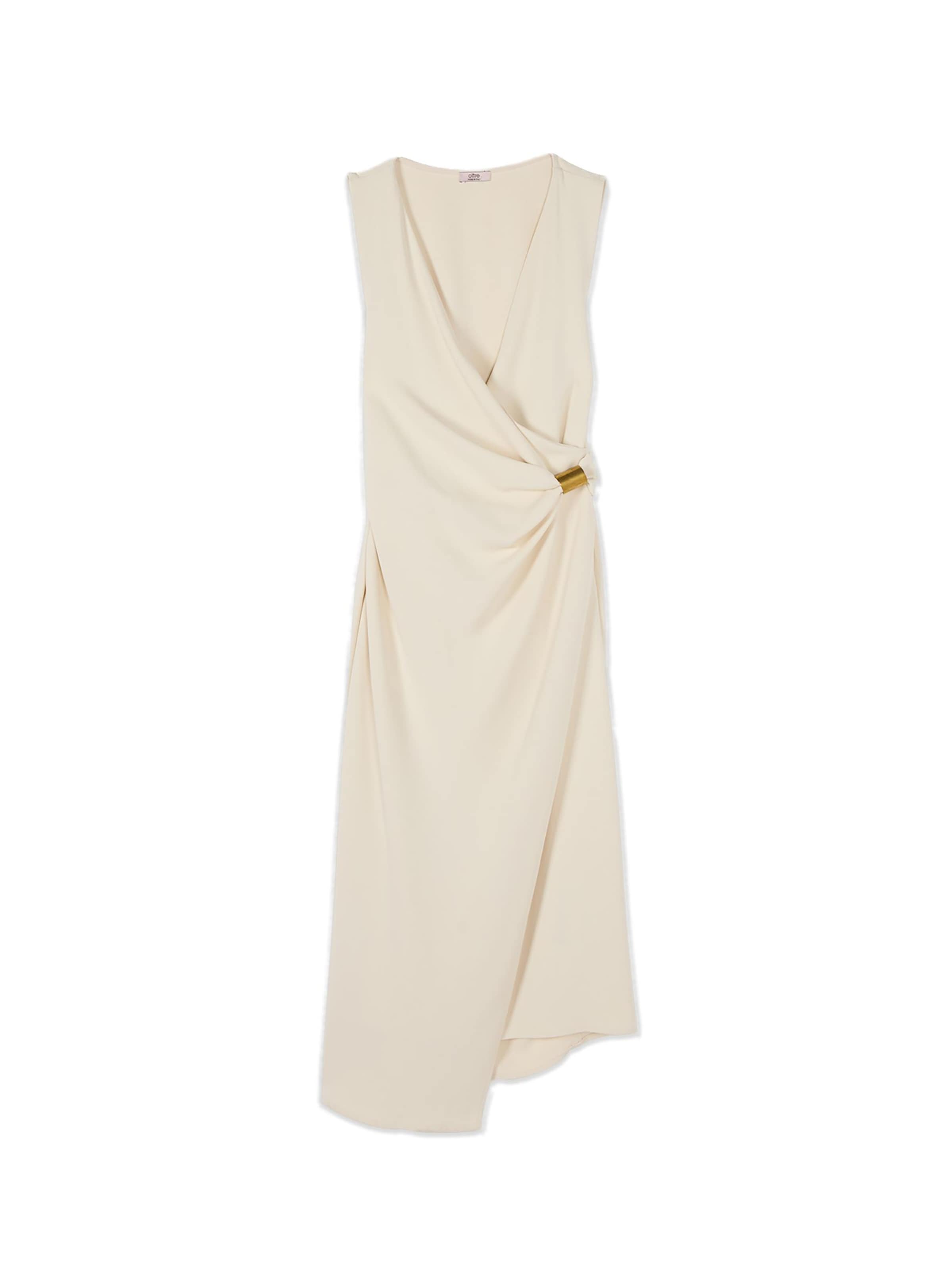 Abito di oltre in bianco: frontale