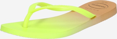 Flip-flops HAVAIANAS pe galben șofran / galben neon, Vizualizare produs