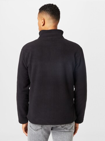 Lake View Fleece jas 'David ' in Zwart