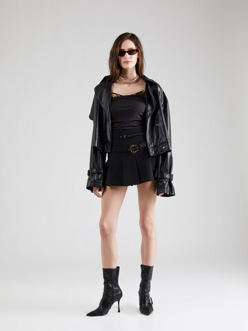 juoda Versace Jeans Couture Sijonas