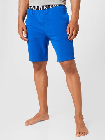 Calvin Klein Underwear Štandardný strih Pyžamové nohavice 'Intense Power' - Modrá: predná strana