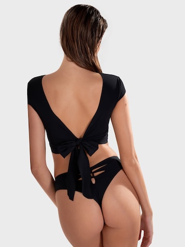 PAIN de SUCREBustier Bikini gornji dio 'Tako' - crna boja