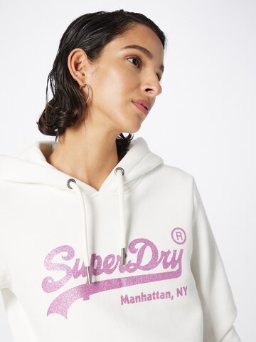 Superdry - Sudadera en blanco