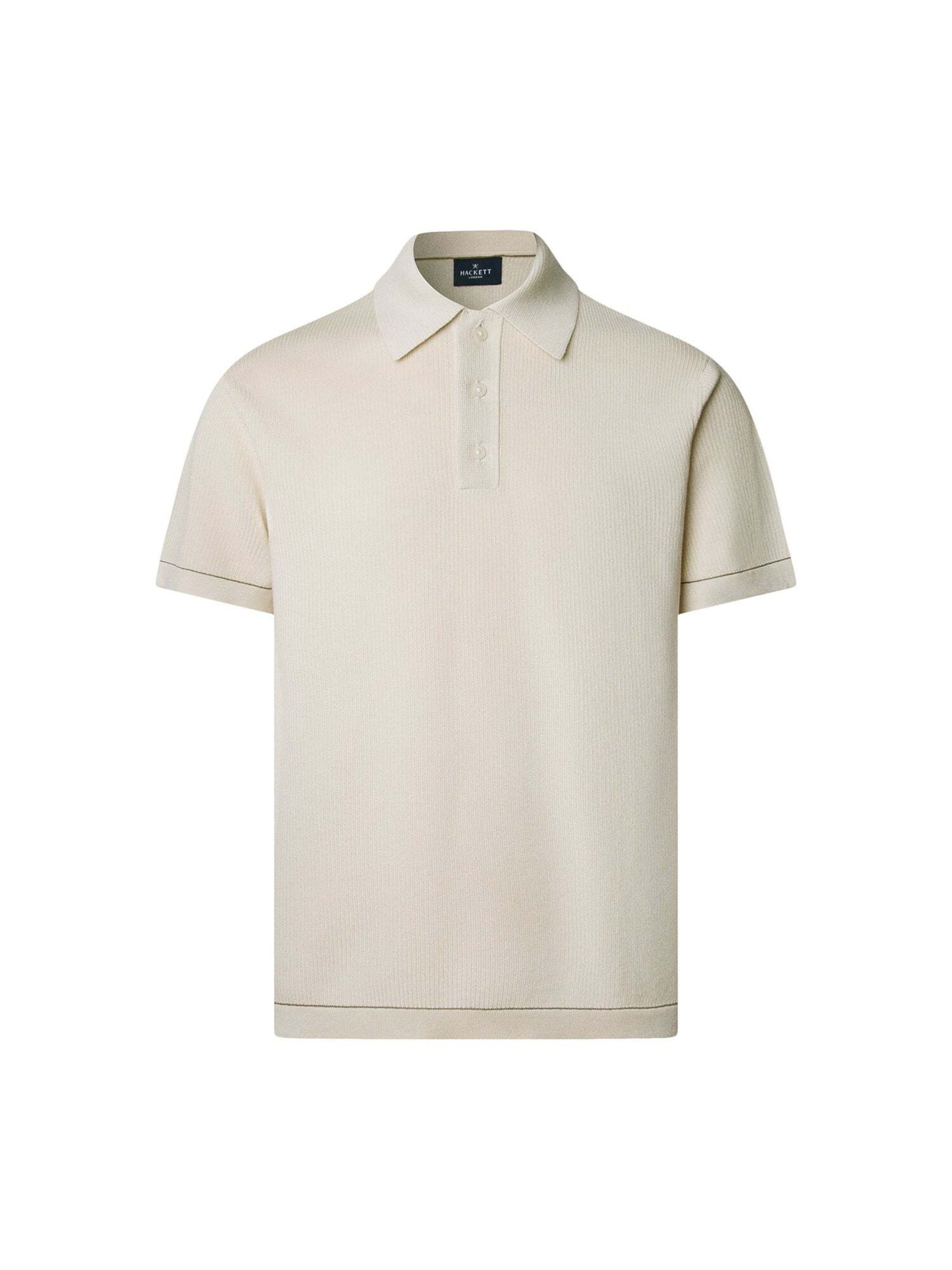Hackett London Poloshirt in Grau: Vorderseite