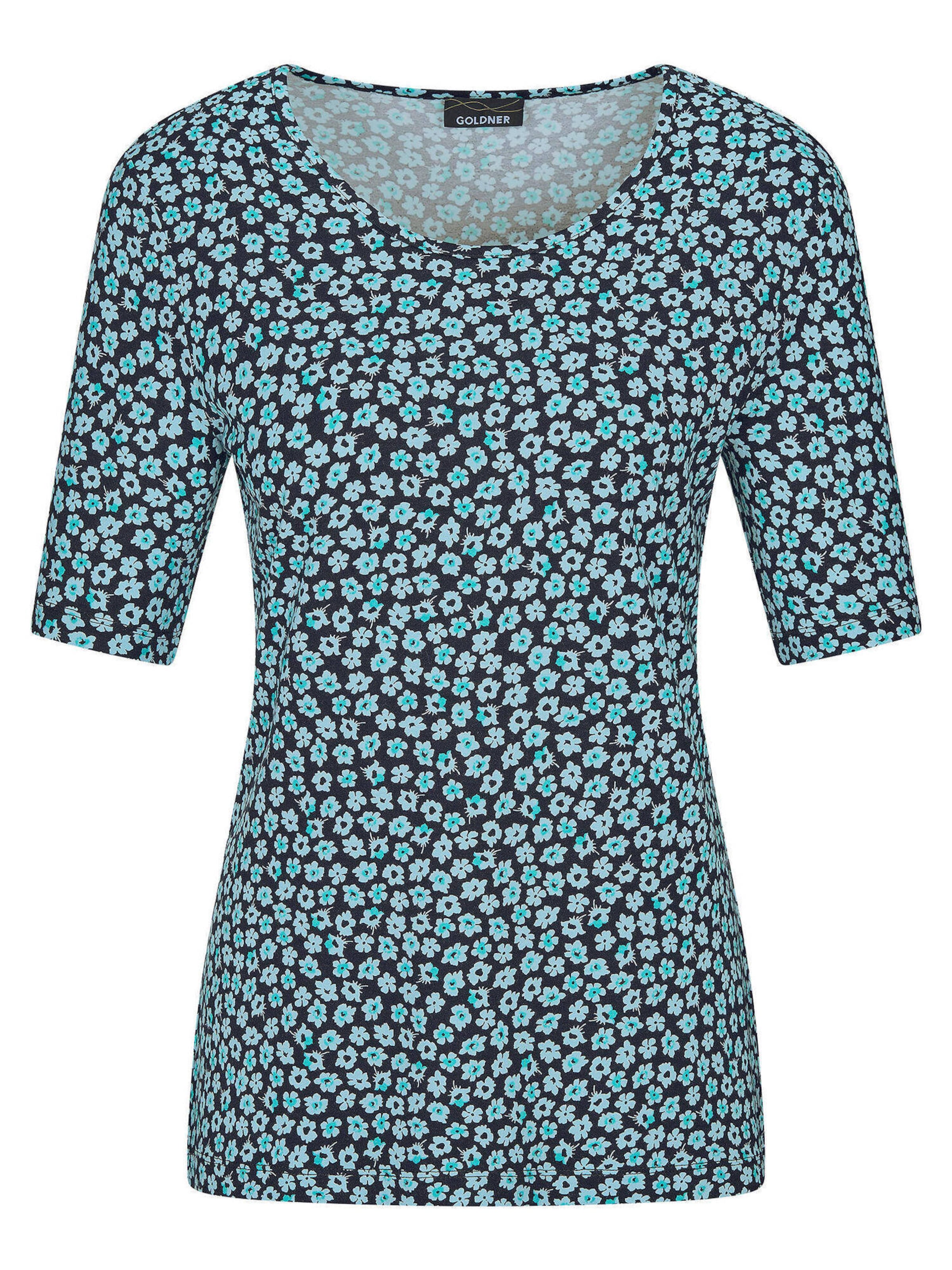 T-shirt Goldner en bleu : devant