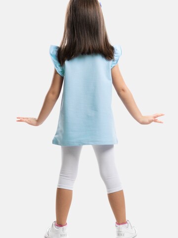 Denokids Tracksuit 'Cat in Bag' in Blue: front