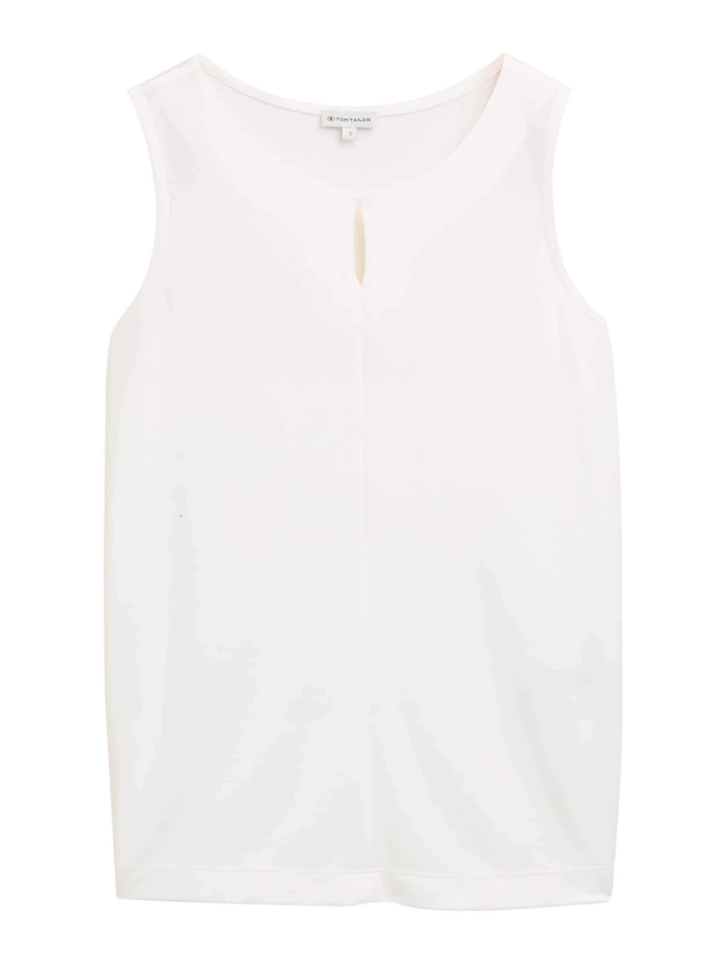 balts TOM TAILOR Topiņš: no priekšpuses