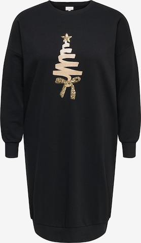ONLY Carmakoma Dress 'CARSANTA XMAS' in Black: front