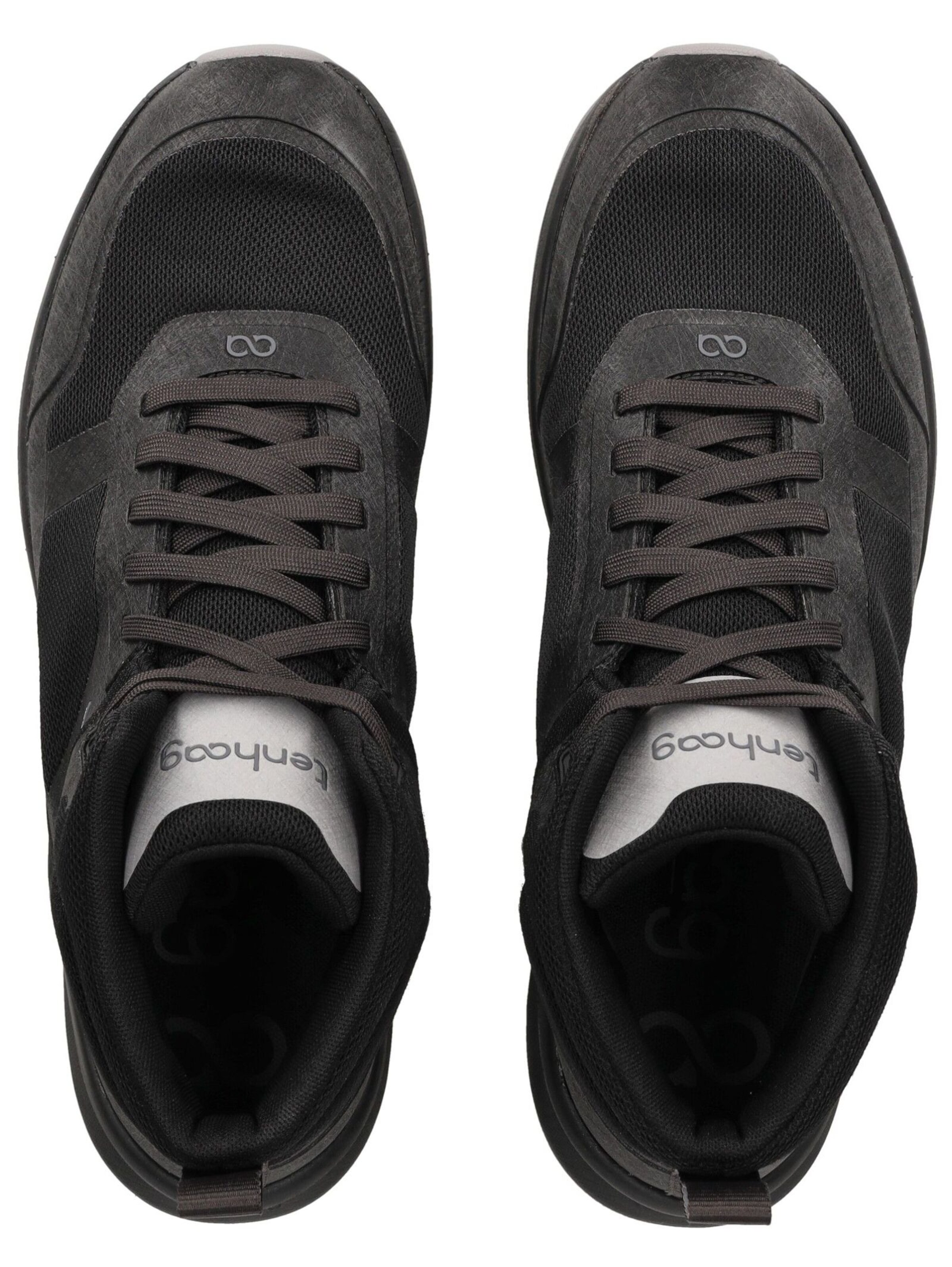 Sneaker alta di Tenhaag in nero