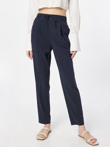 Freequent Regular Pleat-Front Pants 'LIZY' in Blue: front