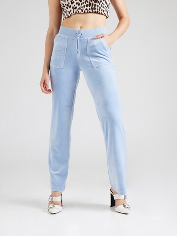 Juicy Couture Regular Housut värissä sininen: etupuoli