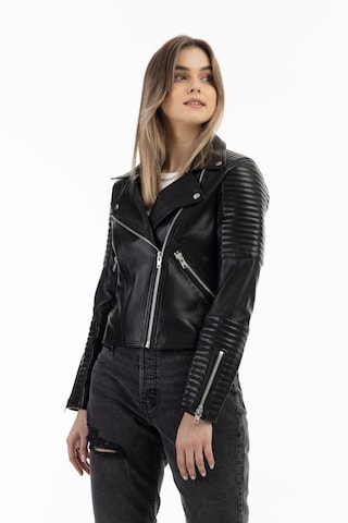 DreiMaster Vintage Between-Season Jacket in Black: front