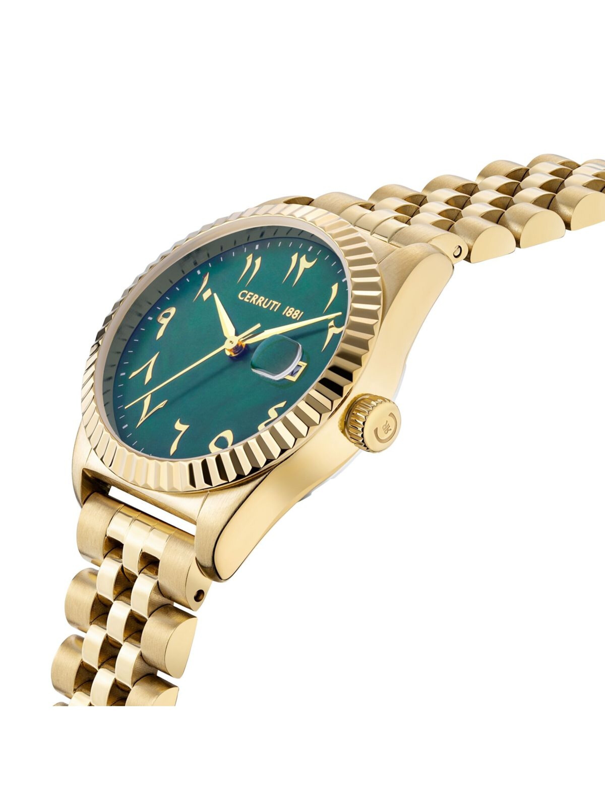 Montre à affichage analogique 'Cerruti 1881 - Date watch Chienti - Quartz watch movement - Watch case width: 36 mm' CERRUTI 1881 en vert