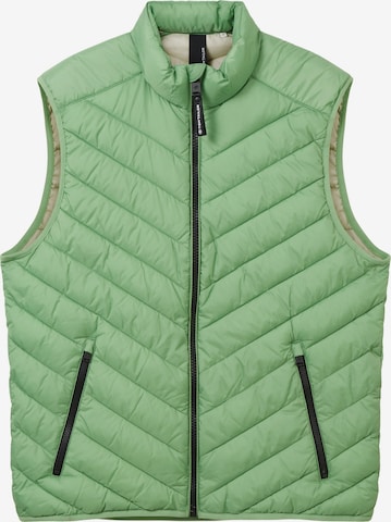 TOM TAILOR Bodywarmer in Groen: voorkant