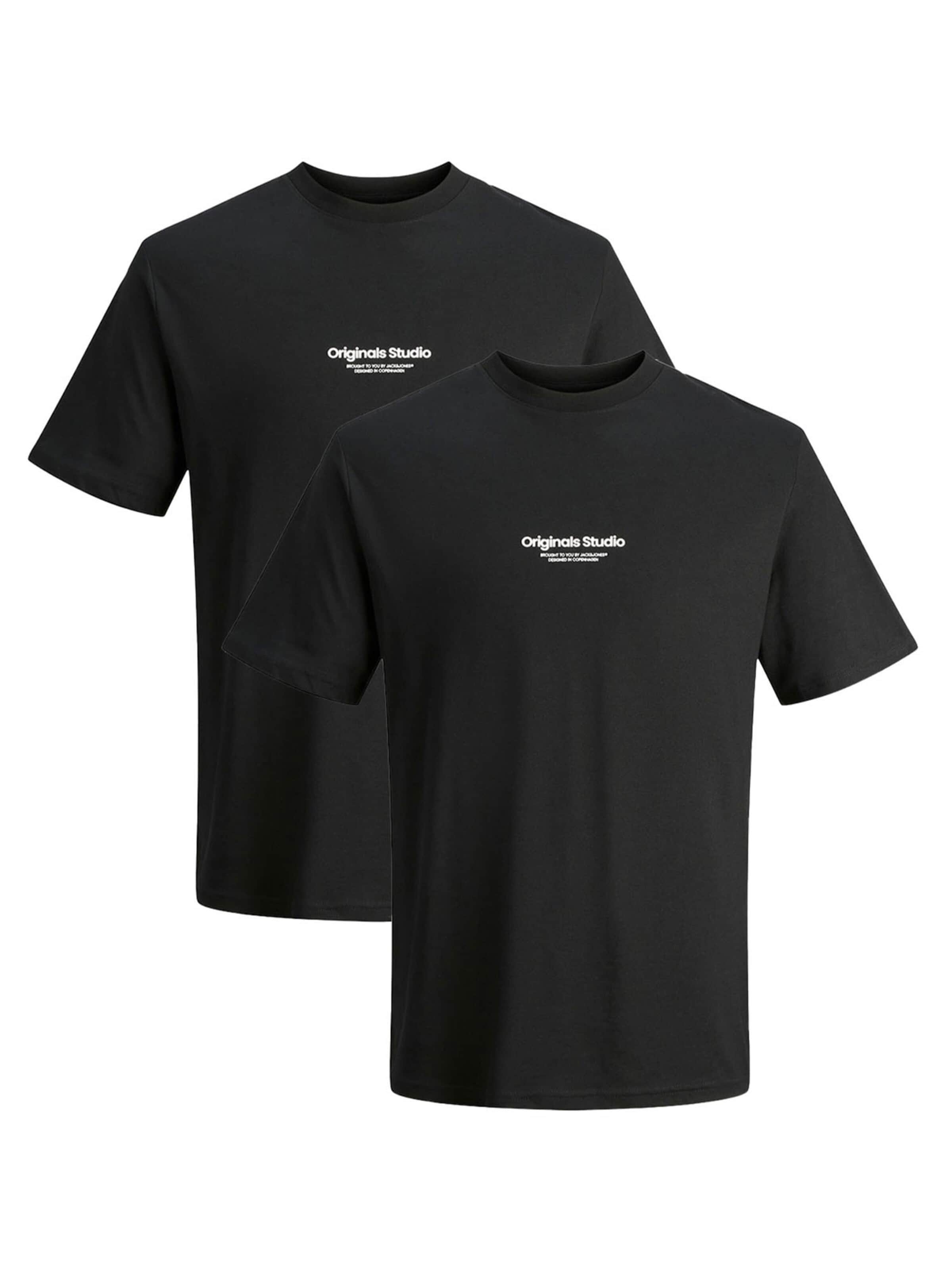 JACK & JONES Shirt 'Jorvesterbro' in Zwart: voorkant
