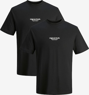 JACK & JONES Shirt 'Jorvesterbro' in Zwart: voorkant