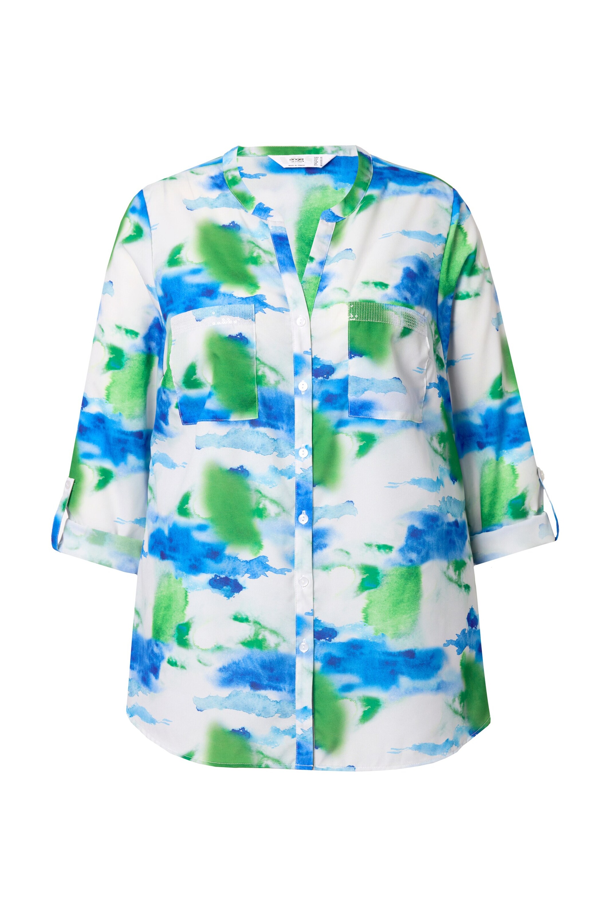 Angel of Style Bluse in Mischfarben: Vorderseite