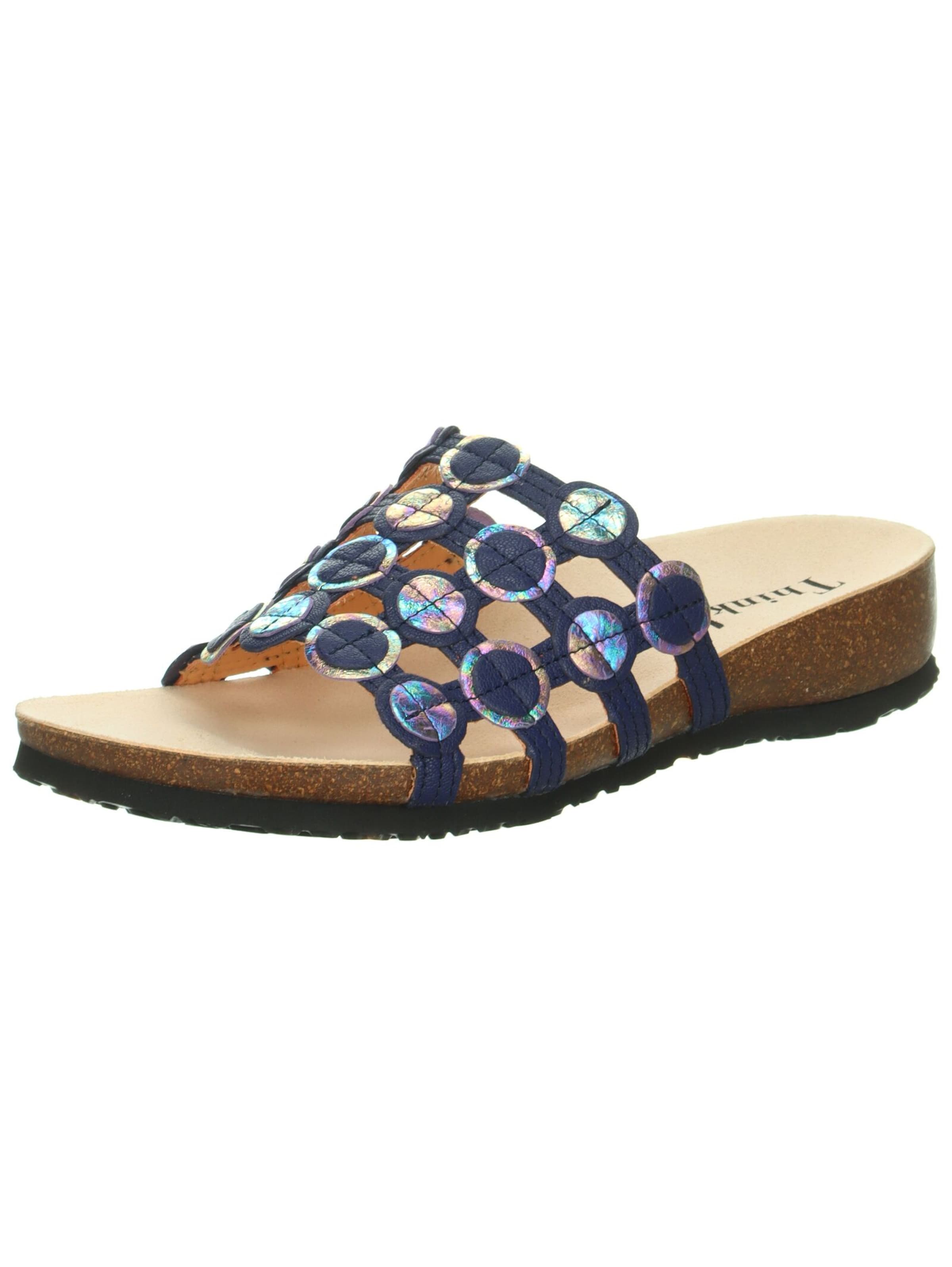 THINK! Pantolette in Blau: Vorderseite