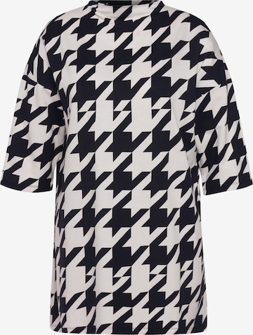 Ulla Popken Collegepaita värissä musta: etupuoli