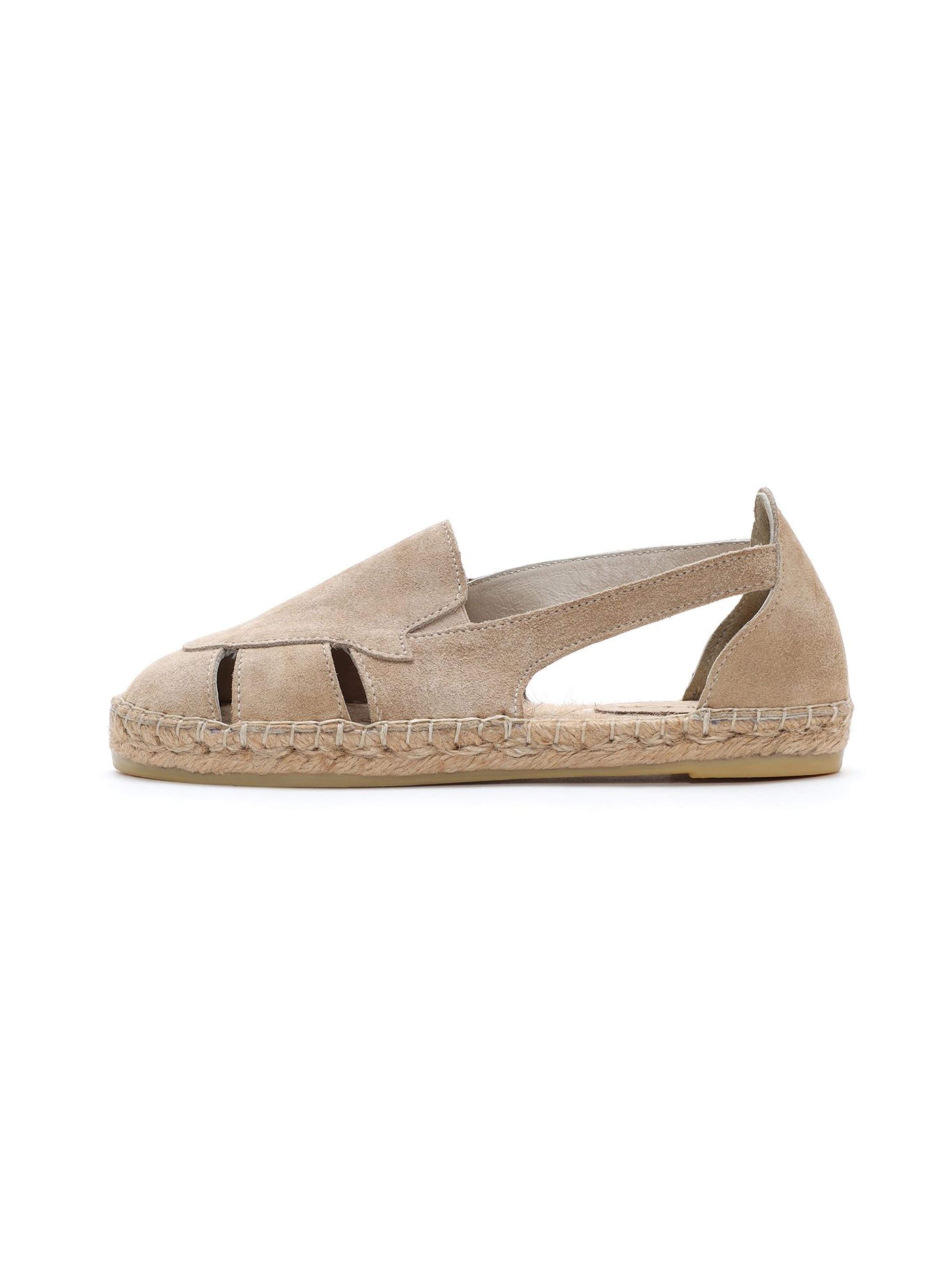 Derimod Sandale in Beige: Vorderseite