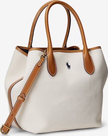 Polo Ralph Lauren Μεγάλη τσάντα σε μπεζ: μπροστά