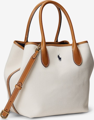 Shopper di Polo Ralph Lauren in beige: frontale