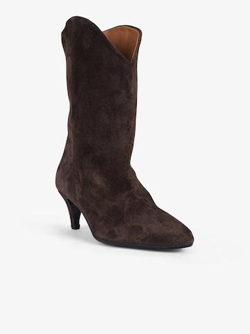 GISEL MOIRE Enkellaarsje 'Enea' in Bruin