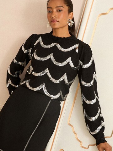 love & roses - Jersey en negro