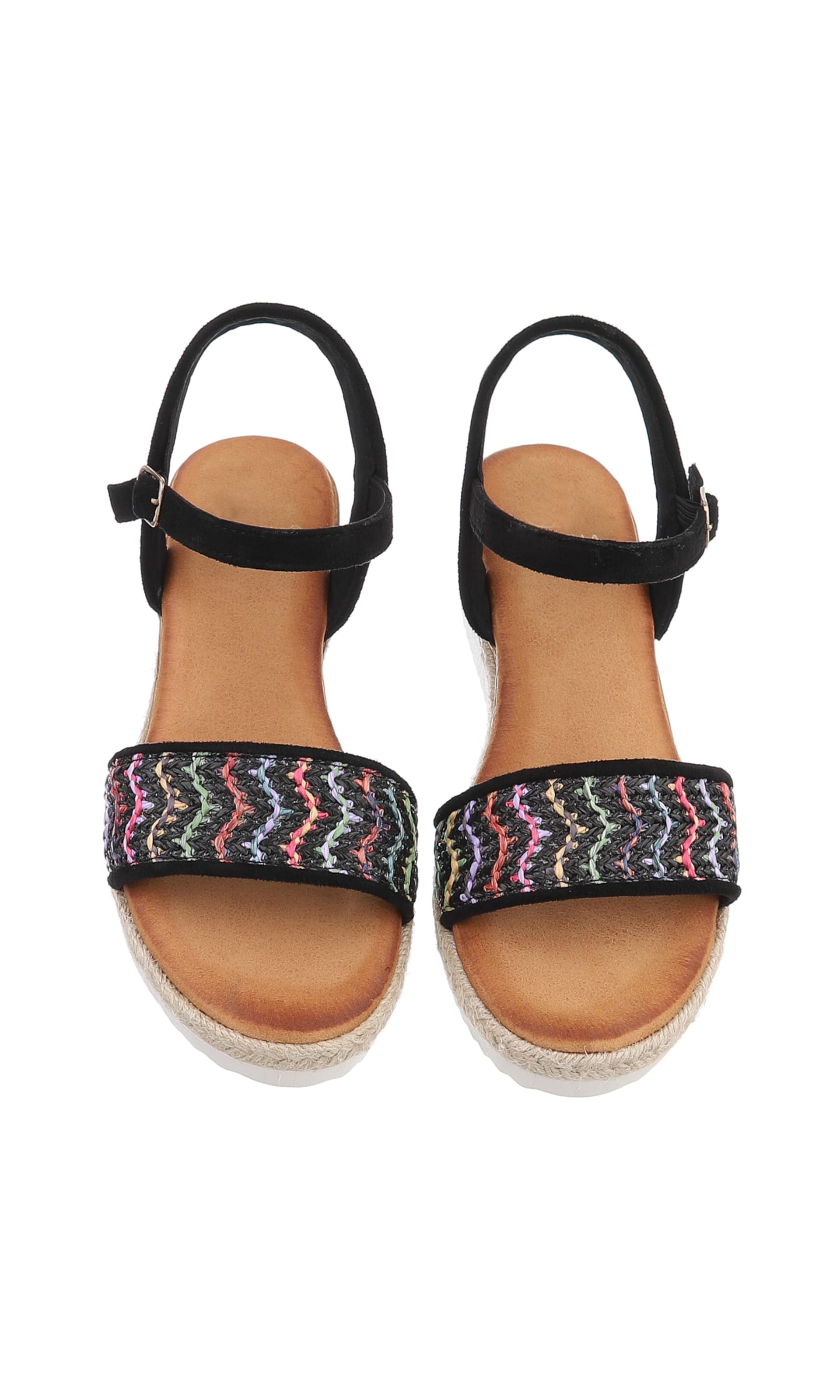 Ital-Design Sandale in Schwarz