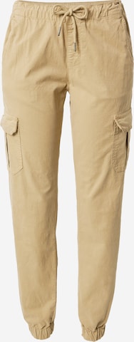 Effilé Pantalon cargo Urban Classics en beige : devant