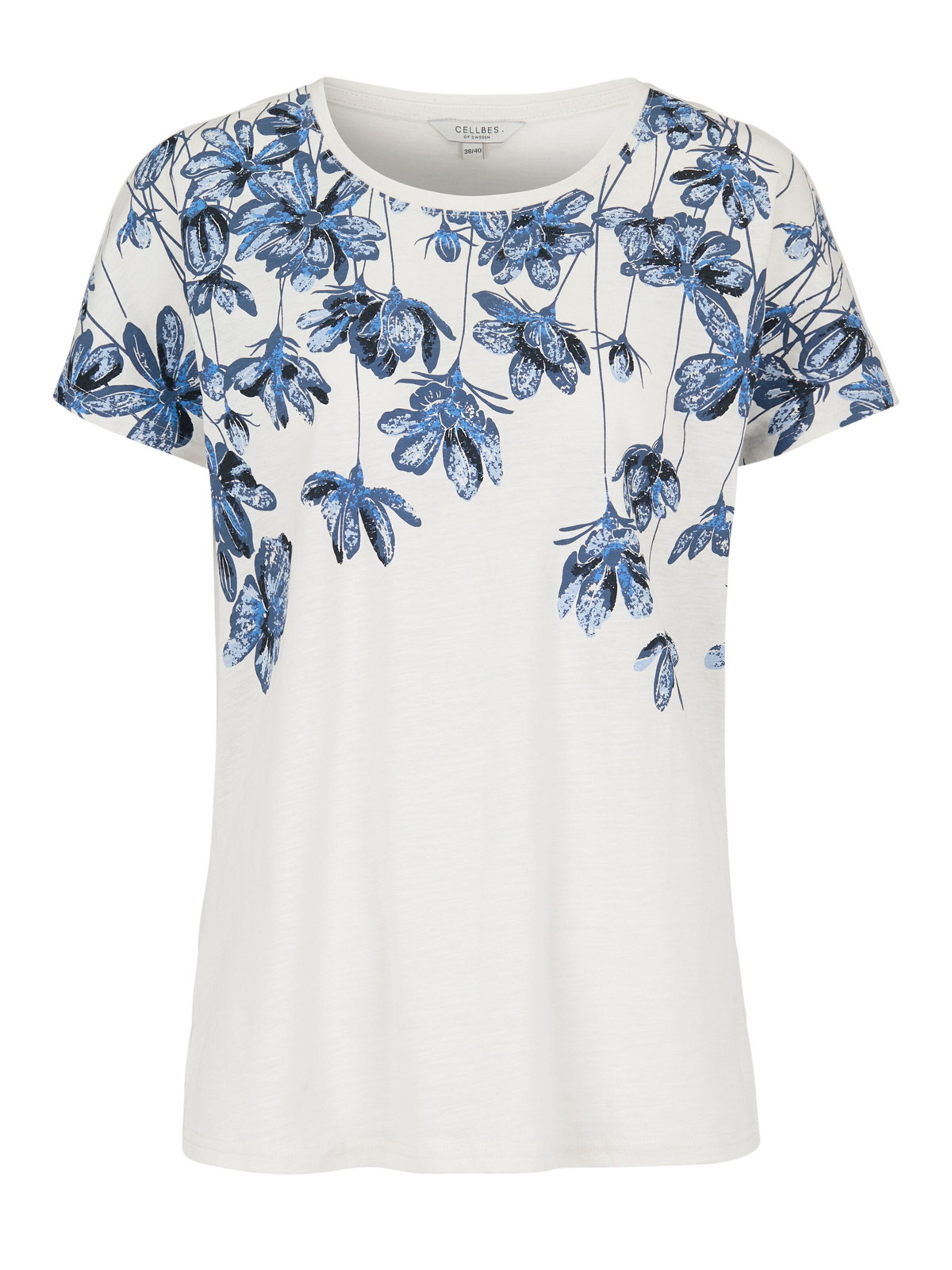 T-shirt Cellbes of Sweden en blanc : devant