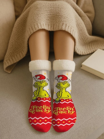 The Grinch Socken 'Hüttensocken Feelin Grinchy'‌‌‌‌‌‌‌‌ in Mischfarben