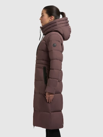 Cappotto invernale di khujo in lilla