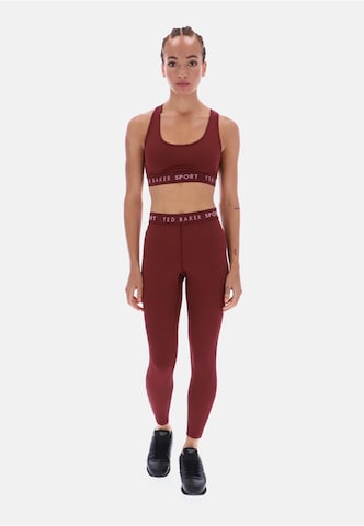 Skinny Leggings 'Maria Essentials' di Ted Baker in rosso