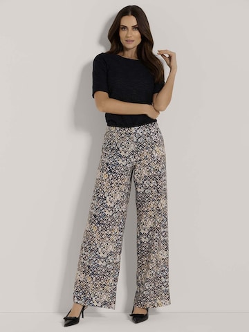 MADELEINE Wide Leg Hose in Schwarz