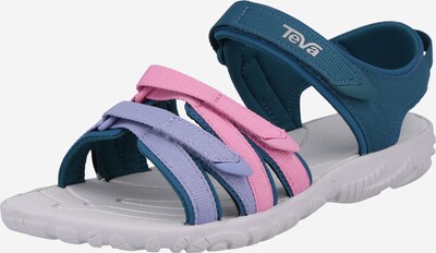 Sandale 'Y Tirra' TEVA pe albastru / verde petrol / roz / alb, Vizualizare produs