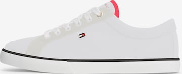Sneaker low de la TOMMY HILFIGER pe alb: față