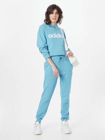 Felpa sportiva 'Essentials Linear' di ADIDAS SPORTSWEAR in blu