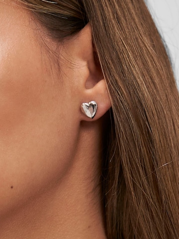 Copenhagen Studios Ohrringe 'Balloon Hearts' in Silber