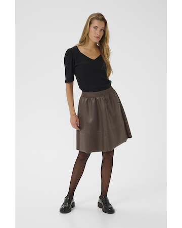 Kaffe Skirt 'Mikka' in Brown