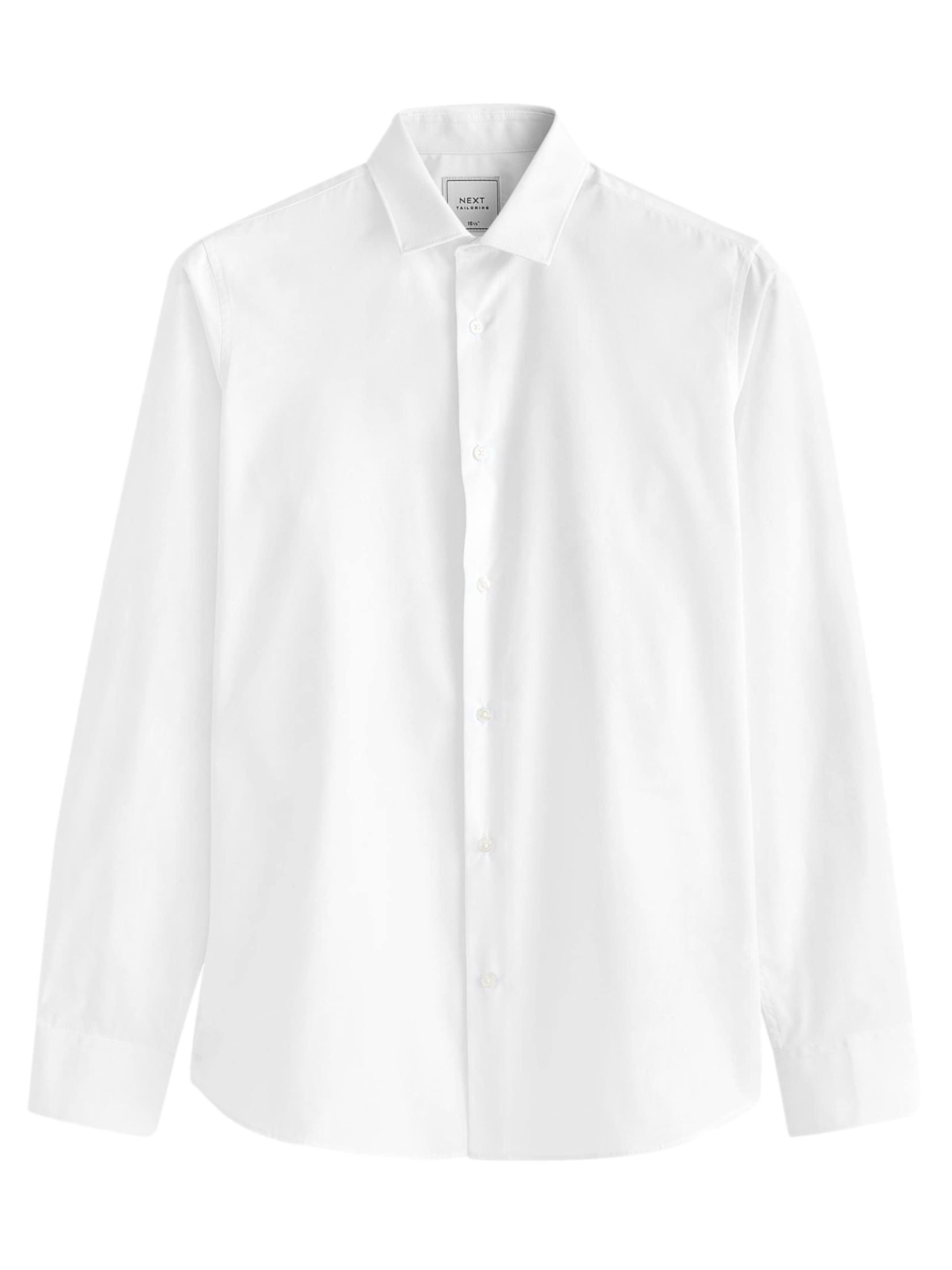 Next Slim fit Πουκάμισο για το γραφείο σε λευκό: μπροστά