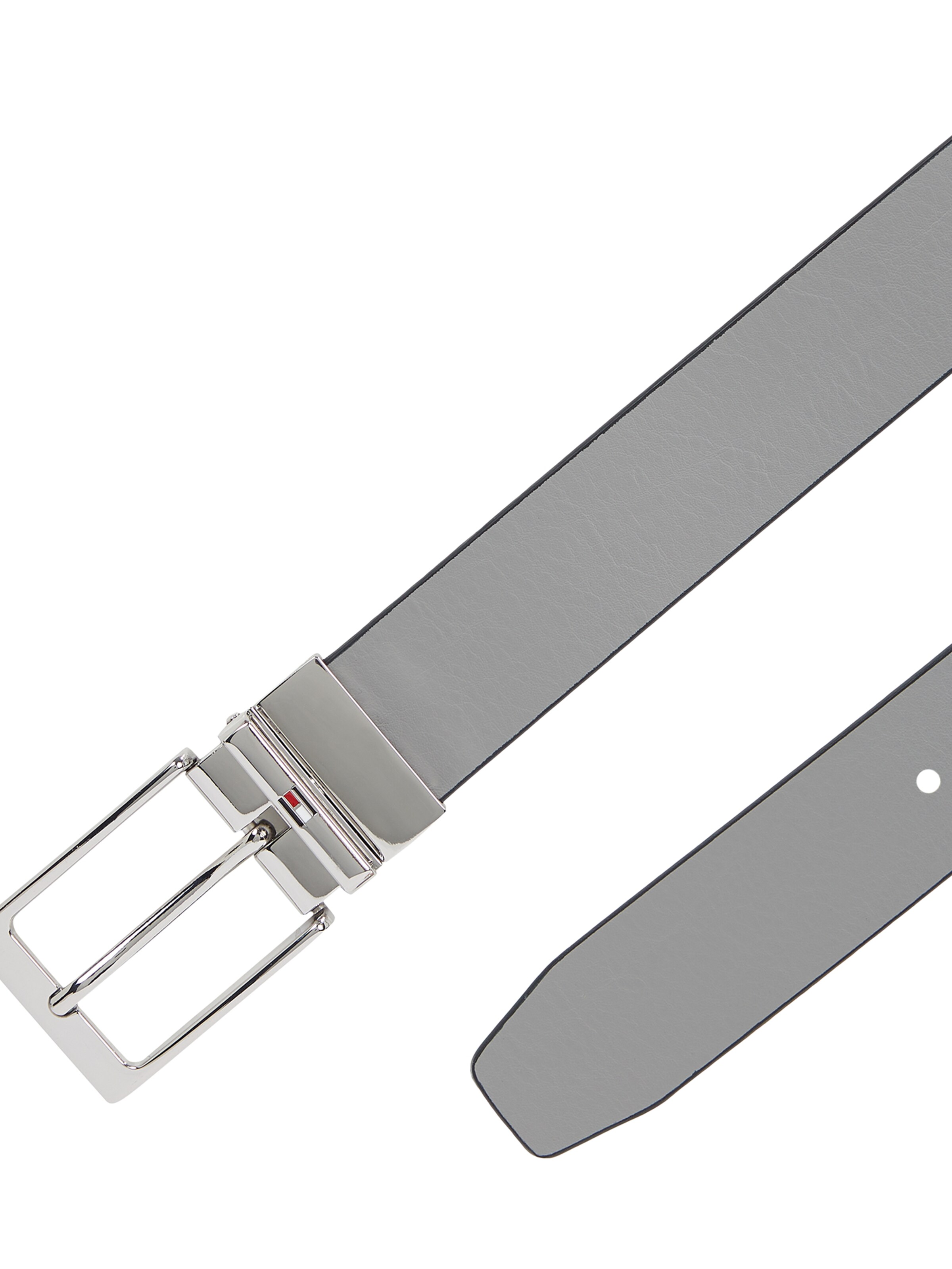 TOMMY HILFIGER Gürtel 'LAYTON' in Grau