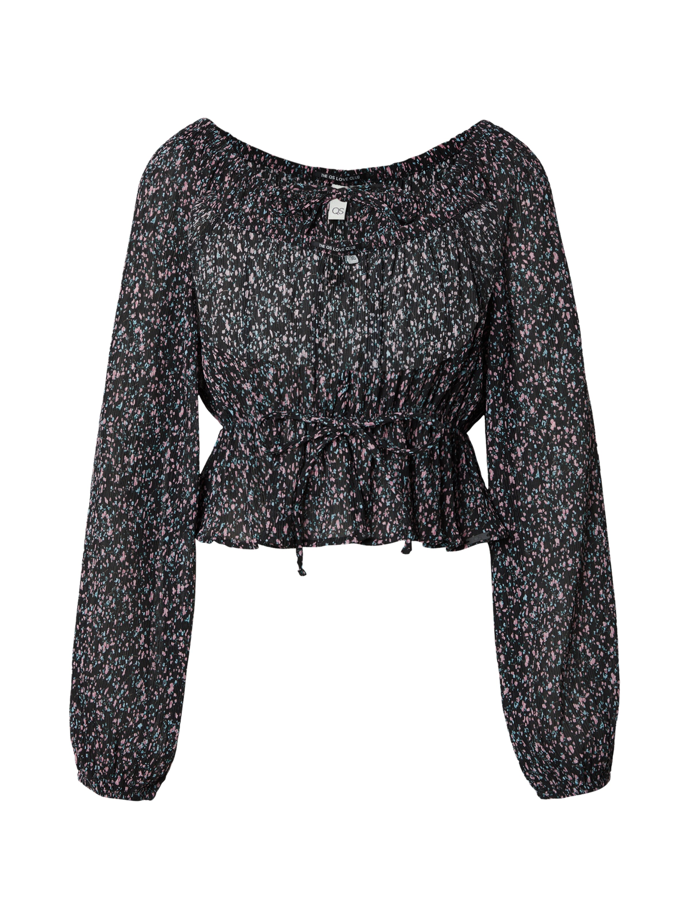 QS Blus i svart: framsida