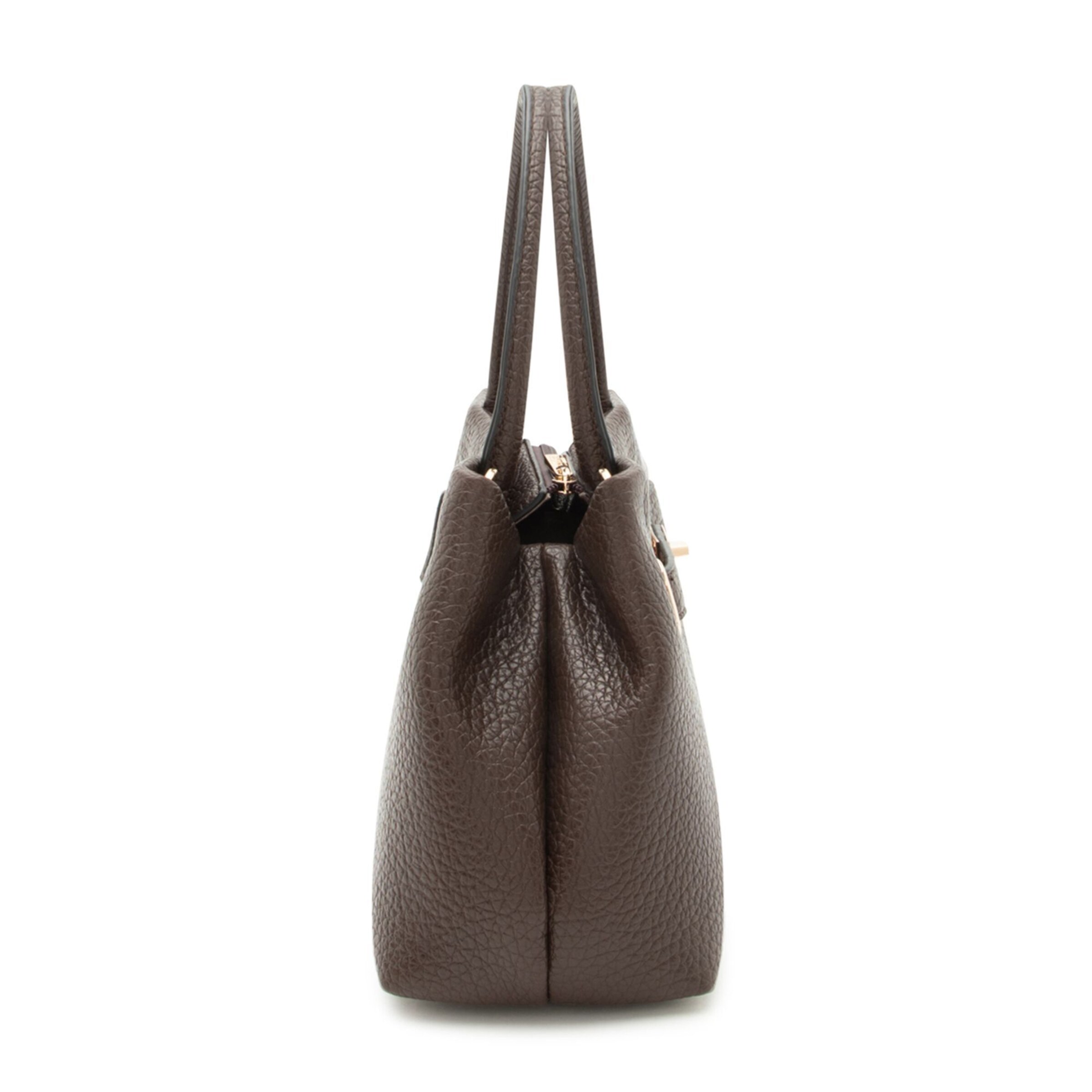 L.CREDI Schultertasche in Braun