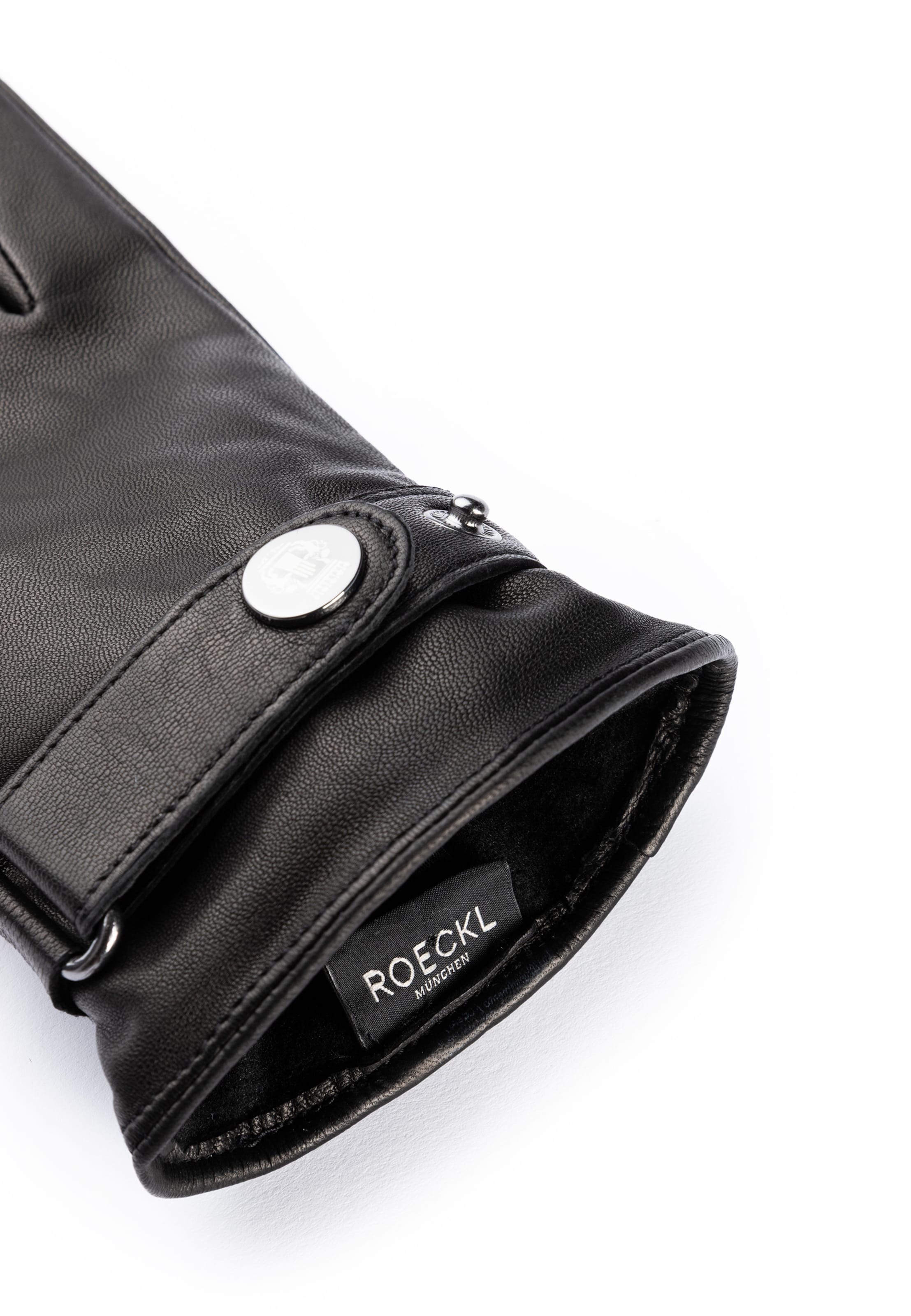 Roeckl Vingerhandschoenen ' TRIER ' in Zwart