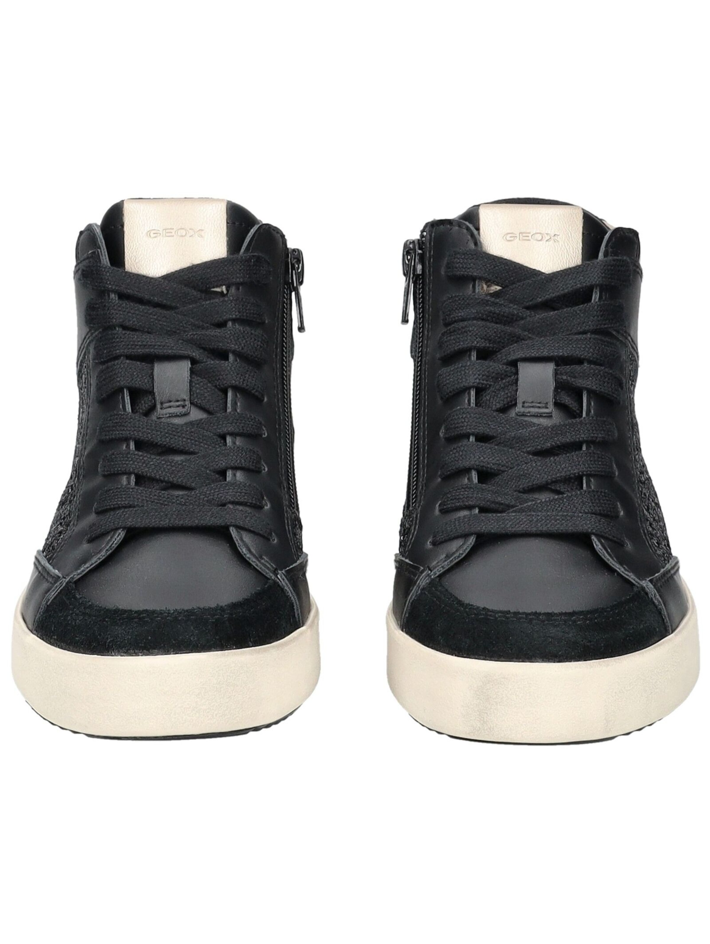 GEOX Sneakers hoog in Zwart