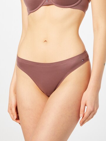 Slip Tommy Hilfiger Underwear en marron : devant