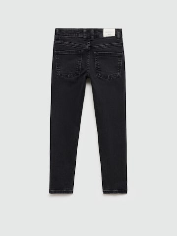 MANGO KIDS Slimfit Džíny – černá