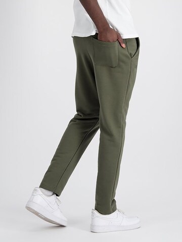 ALPHA INDUSTRIES Regular Pants 'X-Fit' in Green